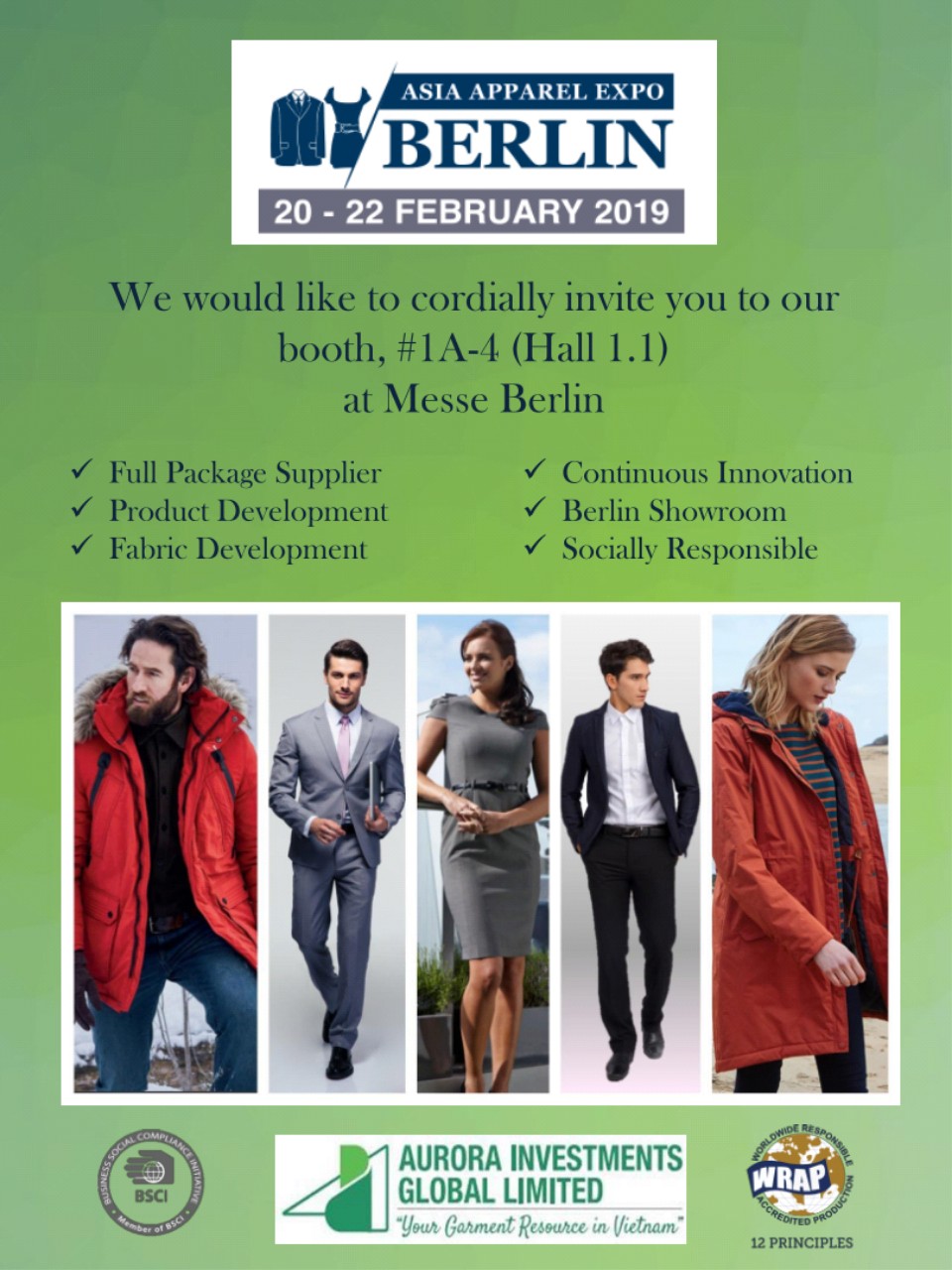 Berlin Apparel Sourcing Expo 2019